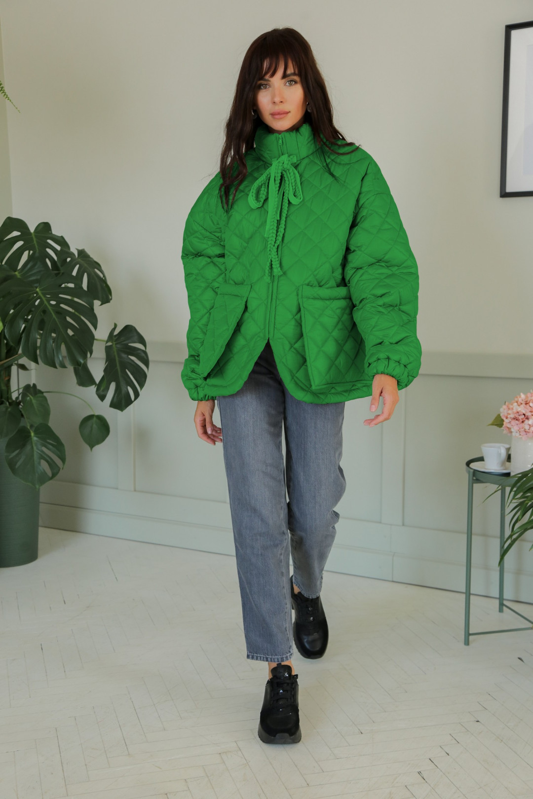Куртка ЛадисЛайн 1388 зеленый